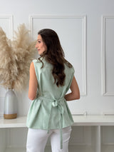 Colete Verde Elegante