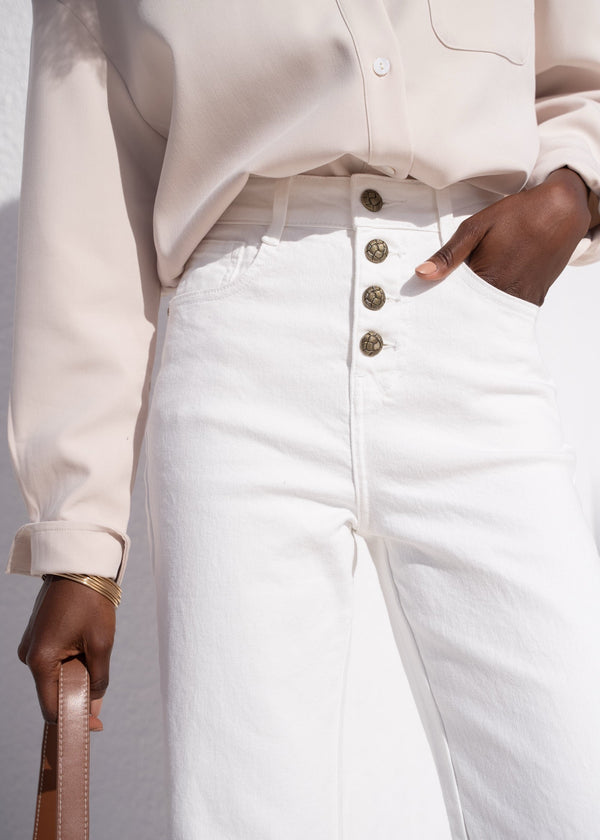 Jeans Droit brancos
