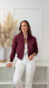 Bomber Burgundy