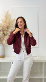 Bomber Burgundy