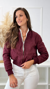 Bomber Burgundy