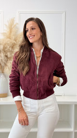 Bomber Burgundy