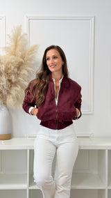 Bomber Burgundy